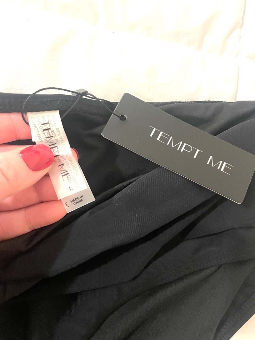 Tempt Me Twist Front Black Bikini Bottoms - Picture 5 of 8